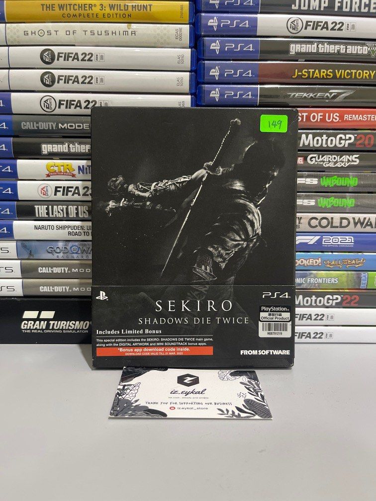 PS4 PS5 Sekiro Shadows Die Twice R3, Video Gaming, Video Games, PlayStation  on Carousell