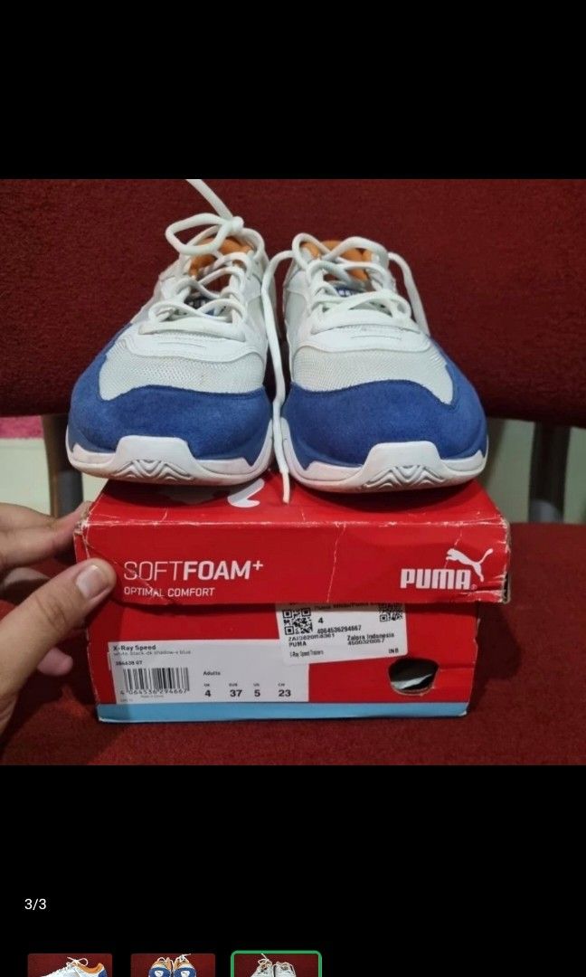 Puma Storm Adrenaline size 44 insole 28cm minus dus ketuker Fesyen Pria Sepatu Sneakers di Carousell