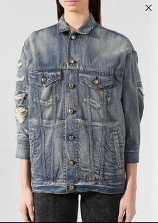 R13 - Oversized Trucker Denim Jacket "Authentic"