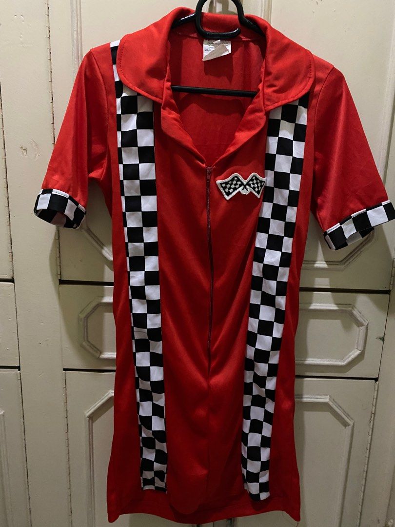 Race Flag Girl Costume on Carousell