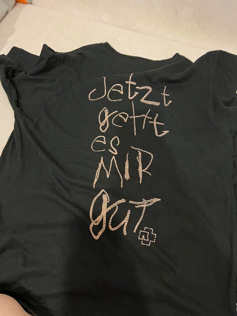 RAMMSTEIN OFFICAL MERCH TEE, Men's Fashion, Tops & Sets, Tshirts & Polo ...