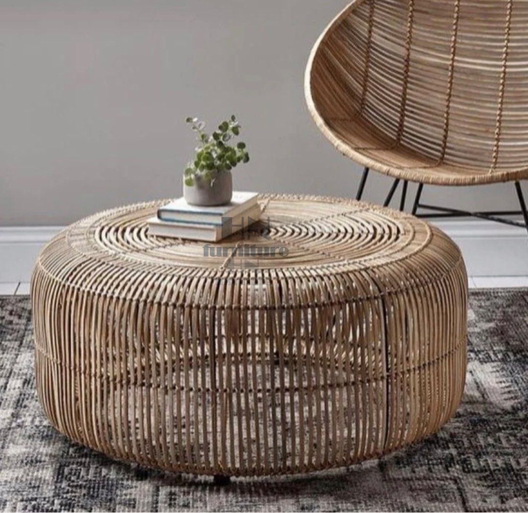 hn-0794 Ratten Coffee Table, Furniture & Home Living, Furniture, Tables ...