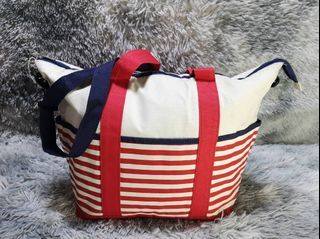 Red Stripes Thermal Bag