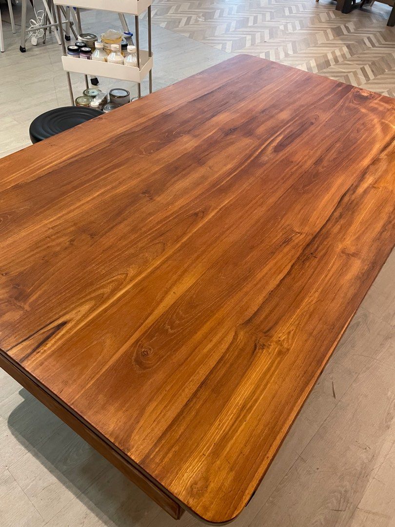 Refurbishing old dining tables, Furniture & Home Living, Furniture