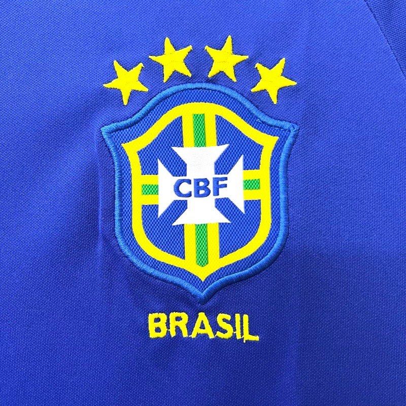 Brazil 2002 World Cup Retro Away Jersey Men Adult –