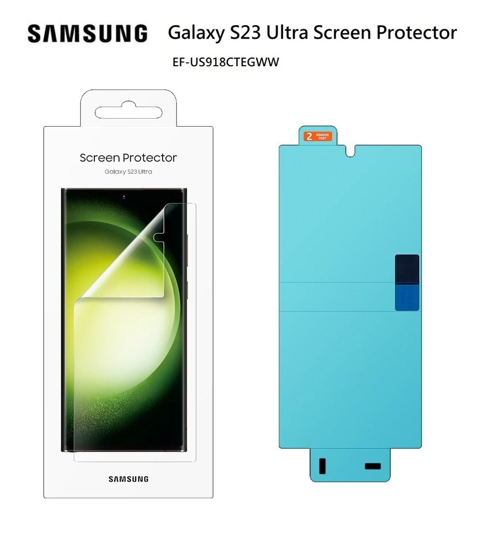 Original Samsung Official Galaxy S23 Ultra Screen Protector (EF-US918)