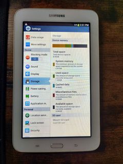 Samsung Galaxy Tab 3 lite (8GB storage)