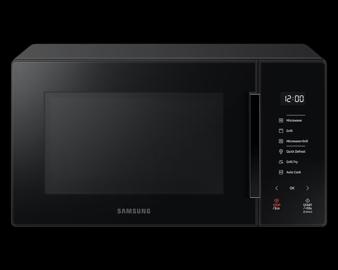 Samsung 23L Glass Front Solo Microwave-MS23T5018AE, TV & Home ...