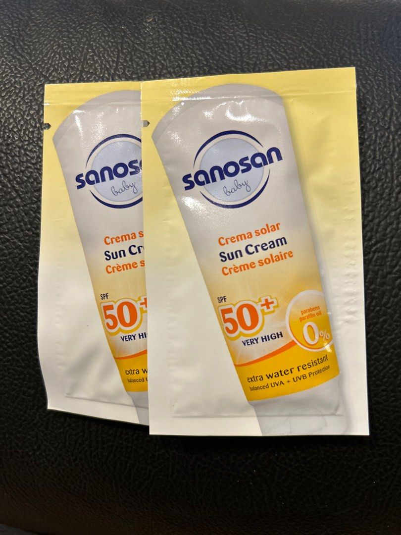 Sanosan Sun Cream SPF 50+ 8ml, Beauty & Personal Care, Face, Face Care ...