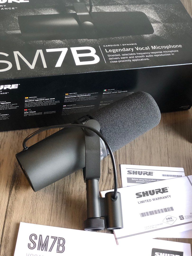 Shure SM7B for sale, Audio, Microphones on Carousell