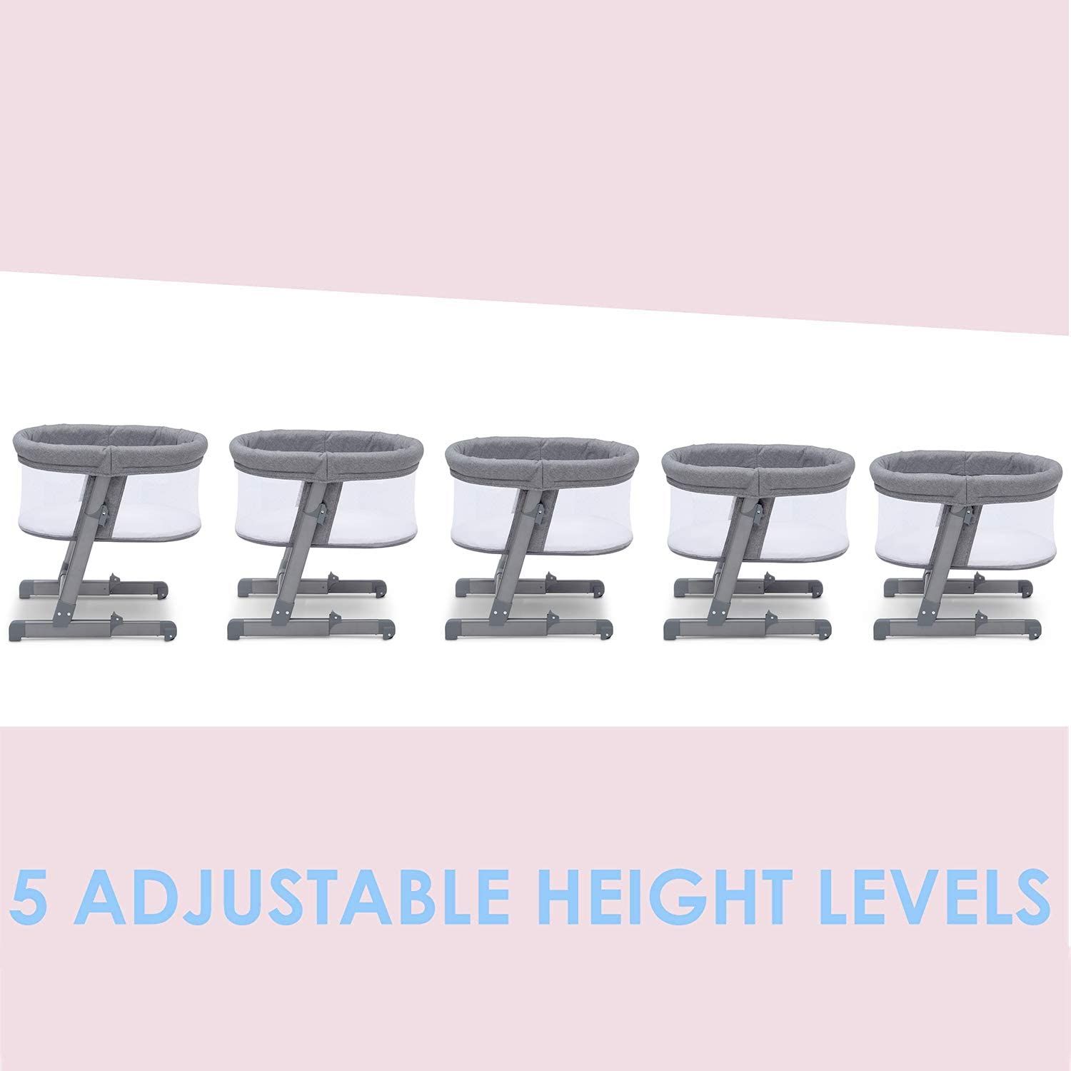 Simmons Kids Oval City Sleeper Bedside Adjustable Height