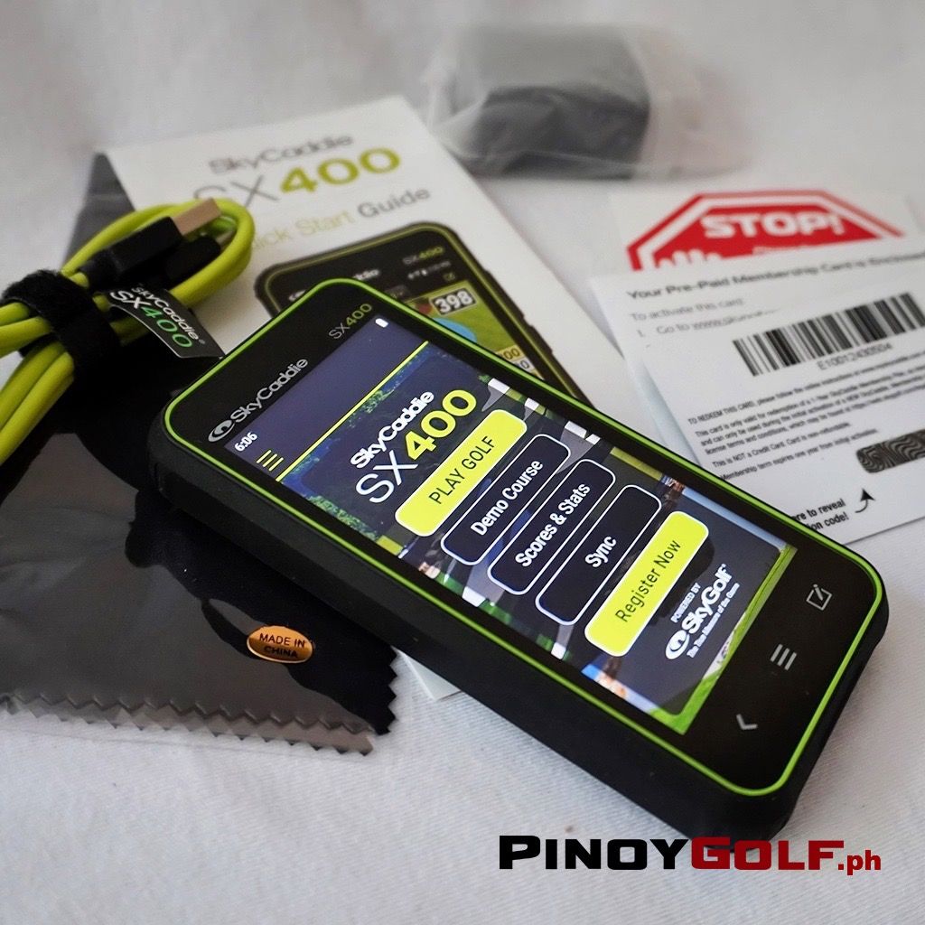Sky Caddie SX400 Handheld 4Inch Golf GPS Rangefinder, Sports Equipment
