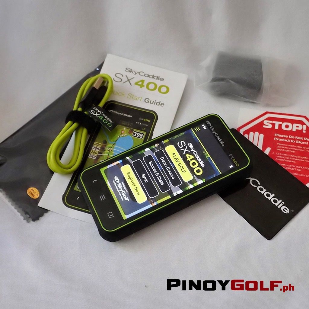 Sky Caddie SX400 Handheld 4Inch Golf GPS Rangefinder, Sports Equipment