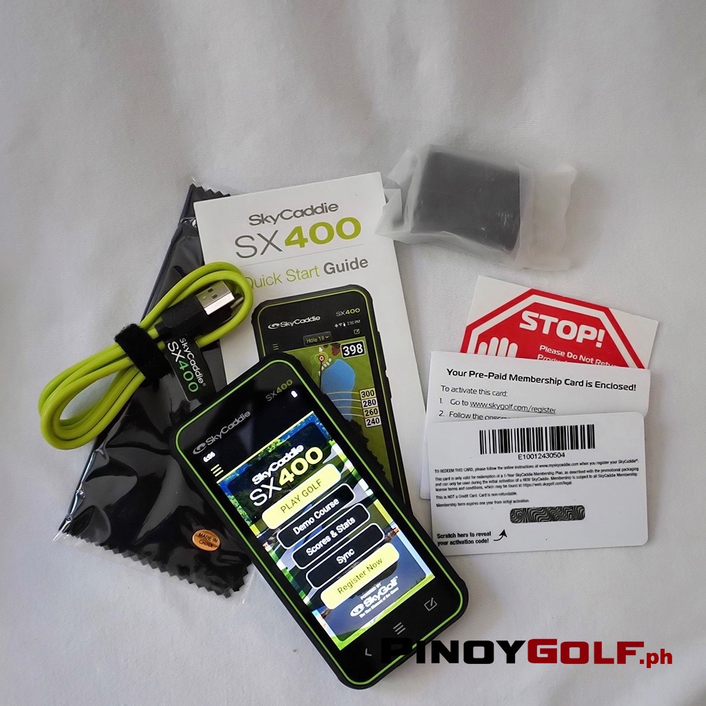 Sky Caddie SX400 Handheld 4Inch Golf GPS Rangefinder, Sports Equipment