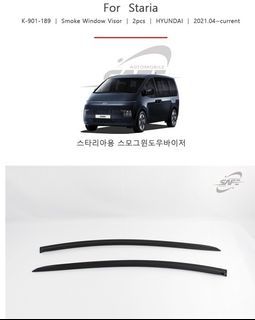 Smoke Door Visor- Hyundai Staria 2023