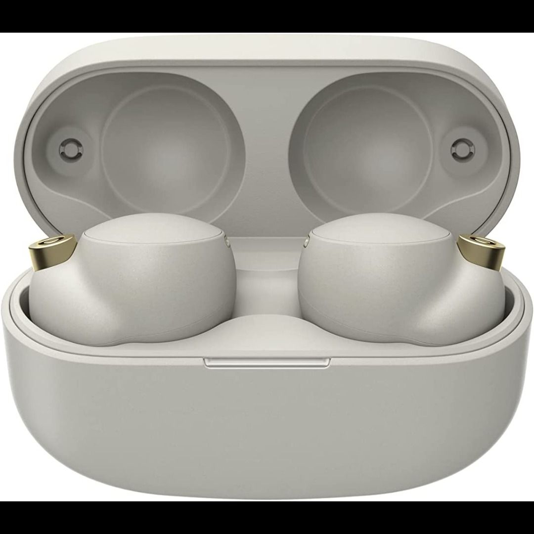 Sony WF 1000XM4 Noise Cancelling Wireless Earbud Headphones with Alexa Built in Silver Audio Earphones on Carousell