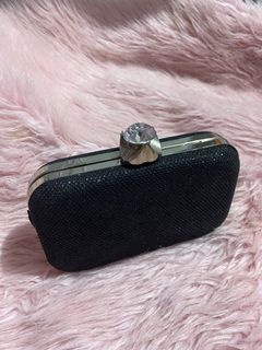 Sparkly Black Clutch/ Evening bag