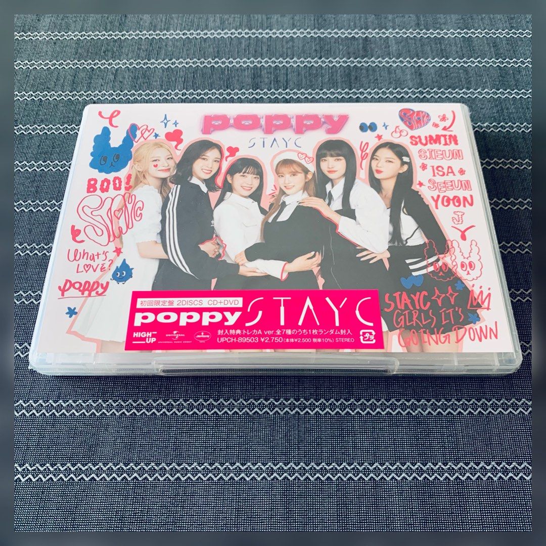 STAYC - Poppy [Japan Limited Edition] CD + DVD, Hobbies & Toys, Music ...