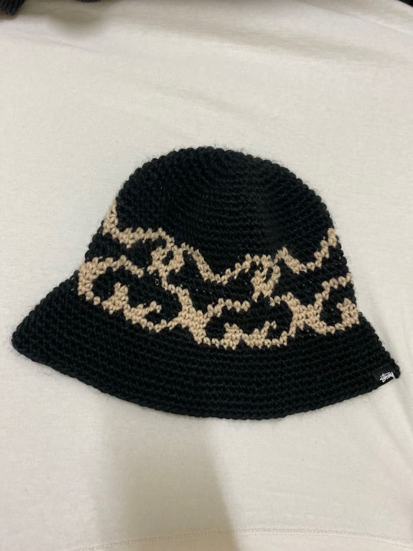 已售出）Stussy SS Knit Bucket Hat 針織漁夫帽, 他的時尚, 手錶及配件