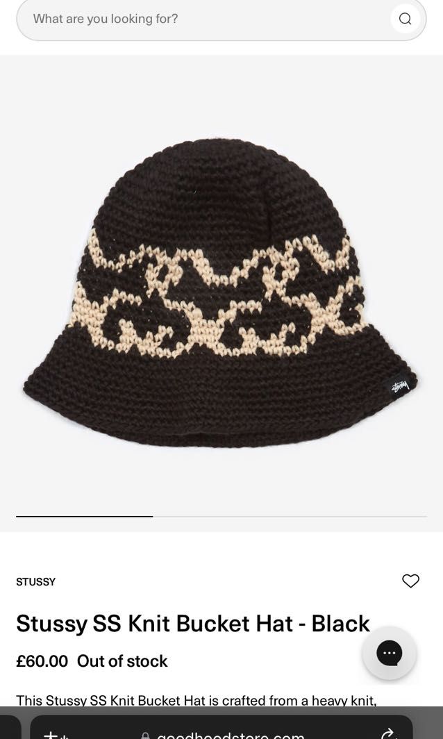 （已售出）Stussy SS Knit Bucket Hat 針織漁夫帽