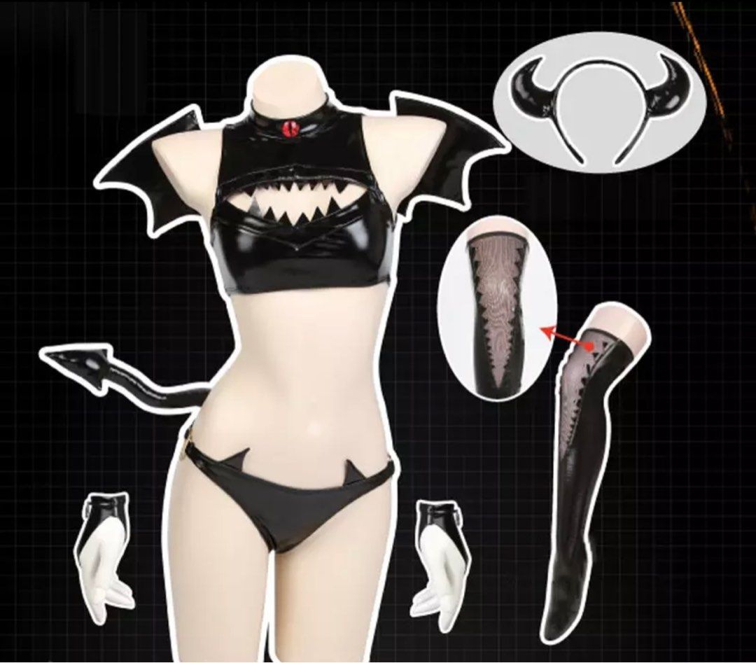 succubus cosplay outfit, Hobbies & Toys, Memorabilia & Collectibles, J