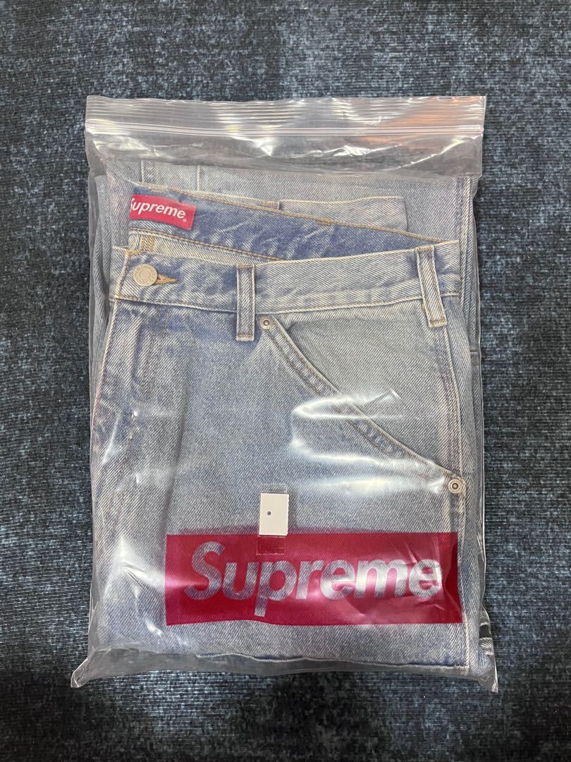 Supreme Double Knee Painter Pant (SS23) Washed Blue