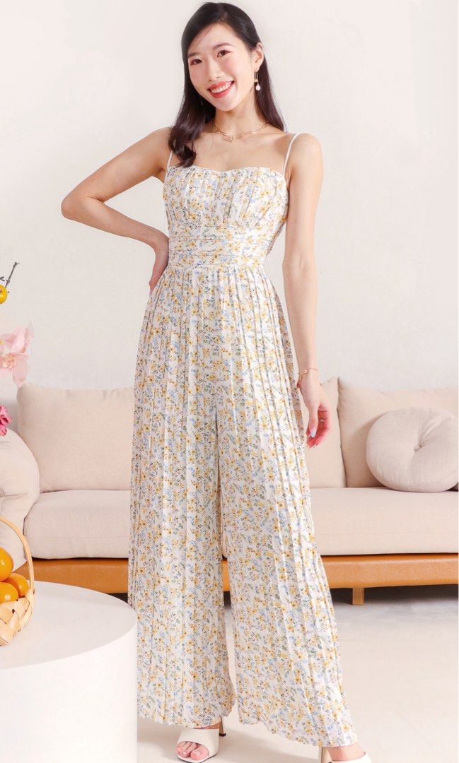 The Style Soir e Casey Chiffon Jumpsuit