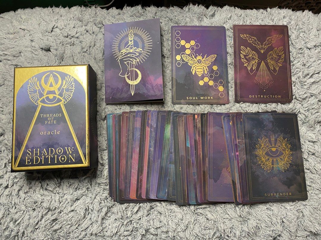 Threads of Fate Oracle Shadow Edition Tarot, Hobbies & Toys, Books