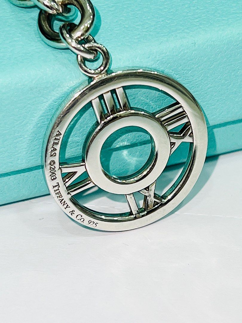 Tiffany Co. 2003 Atlas Sterling Silver Toggle Bracelet 6 BE0058