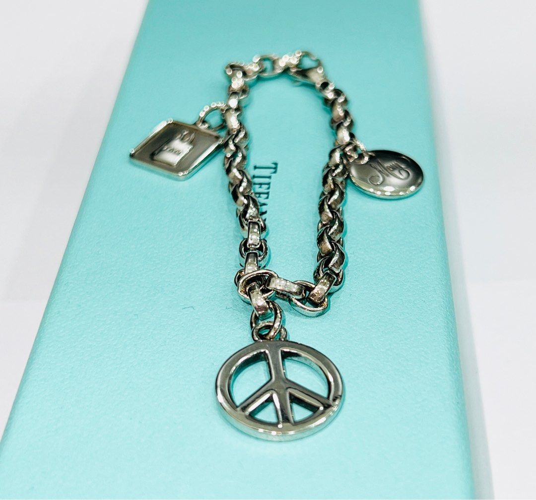 Tiffany peace bracelet deals