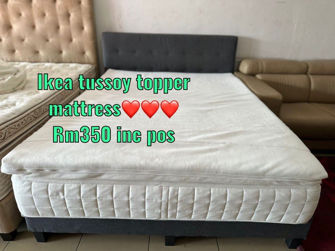 Topper ikea queen, Furniture & Home Living, Furniture, Bed Frames