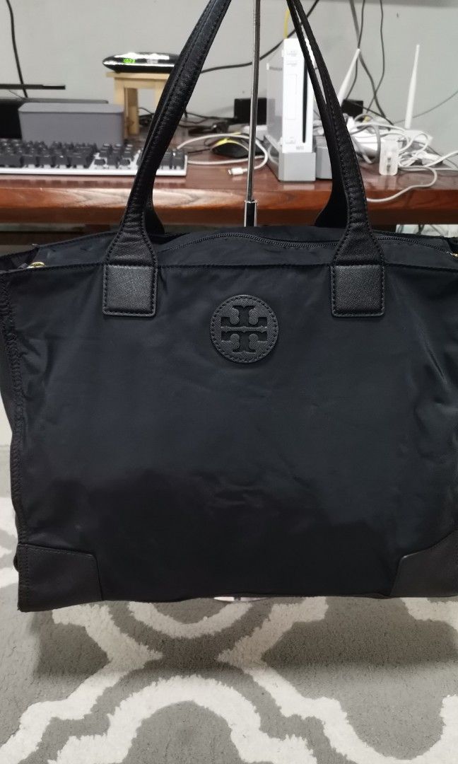 Tory Burch ella packable tote bag, Luxury, Bags & Wallets on Carousell