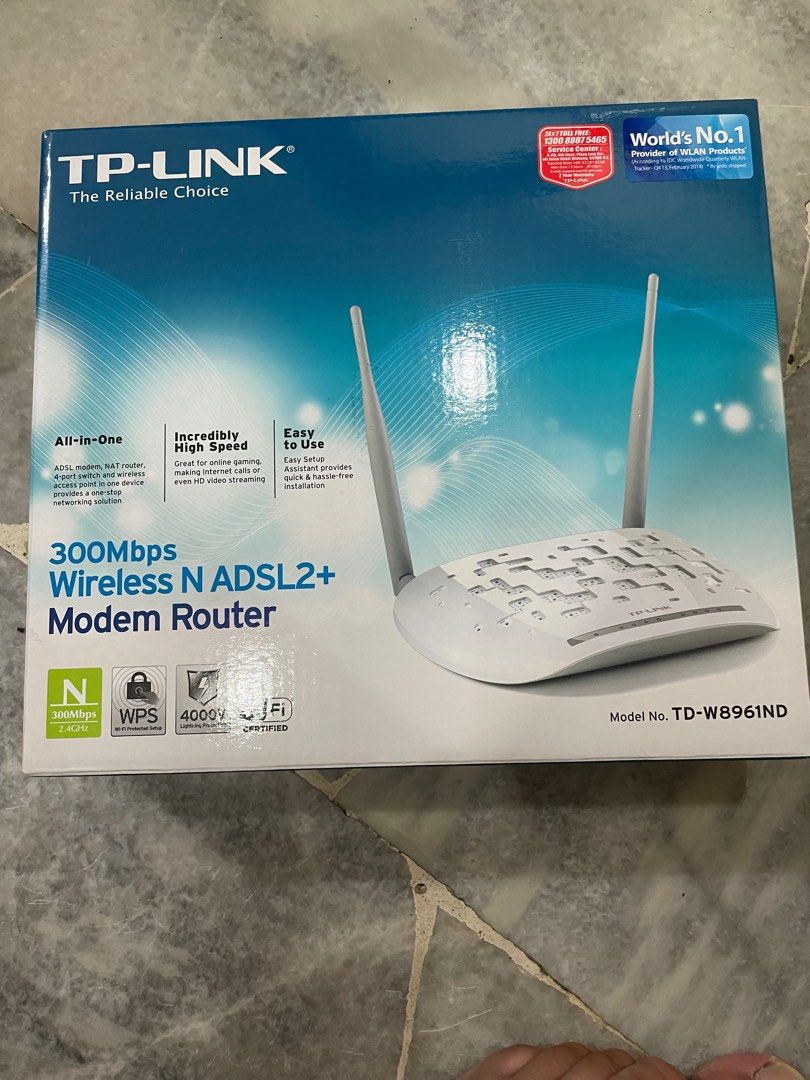Tplink Modem Router, Computers & Tech, Parts & Accessories, Networking