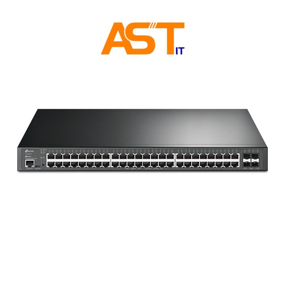 TP-Link 48-Port Gigabit Ethernet Switch, 10GE SFP+ Slots