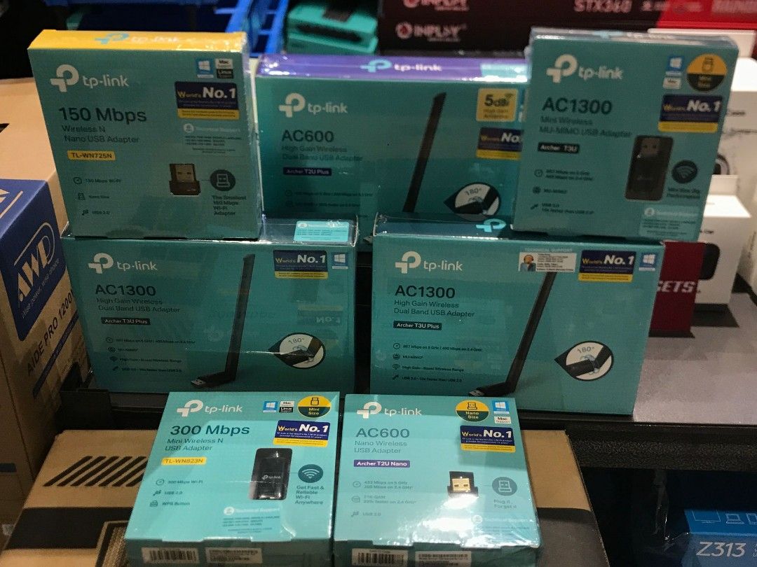 TP-Link WiFi dongle/receiver (Category: Networking) located in Makati City. Submitted by techubstoreandaccessories (Listing ID 1222083073, Image 2). Description: TP-Link Wi-Fi Dongle/Receiver Price starts @ 307.00 Onhand ready to ship‼️‼️ ✅BRANDNEW ORIGINAL & SEALED ✅ACTUAL PICTURE POSTED ✅ACCEPT WALK IN/PICK UP CLIENT (Mon-Fri 8am-7pm)( Saturday10am-4pm) 📍Location: Evangelista St. Makati City ✅ACCEPT BULK ORDERS WITH DISCOUNT ✅MODE OF PAYMENT: 