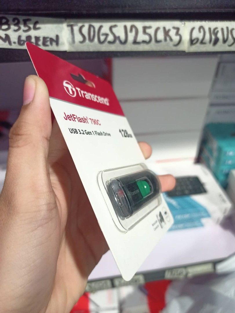 Transcend 128GB JF790C Type-C Flash Drive USB 3.2 TS128GJF790C (Category: Hard Disks & Thumbdrives) located in Makati City. Submitted by techubstoreandaccessories (Listing ID 1222232749, Image 3). Description: Transcend 128GB JF790C Type-C Flash Drive USB 3.2 TS128GJF790C Onhand ready to ship‼️‼️ ✅BRANDNEW ORIGINAL & SEALED ✅ACTUAL PICTURE POSTED ✅ACCEPT WALK IN/PICK UP CLIENT (Mon-Fri 8am-7pm)( Saturday10am-4pm) 📍Location: Evangelista St. Makat
