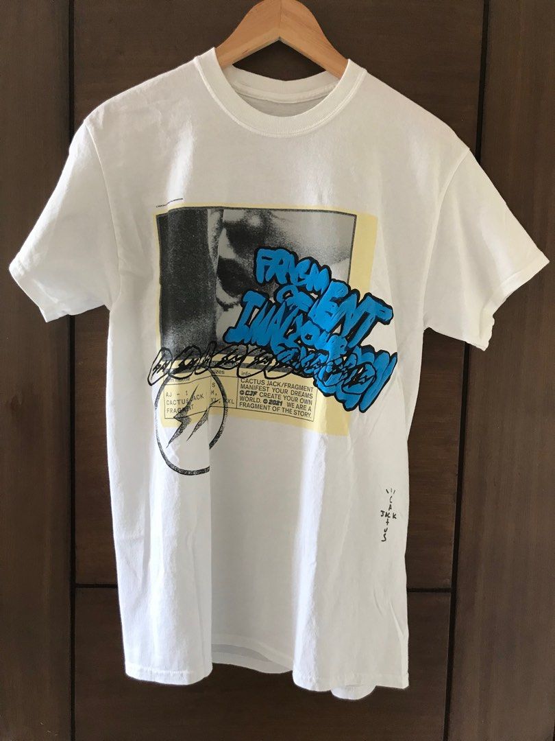 Travis Scott Cactus Jack For Fragment Manifest T-Shirt, US Men's