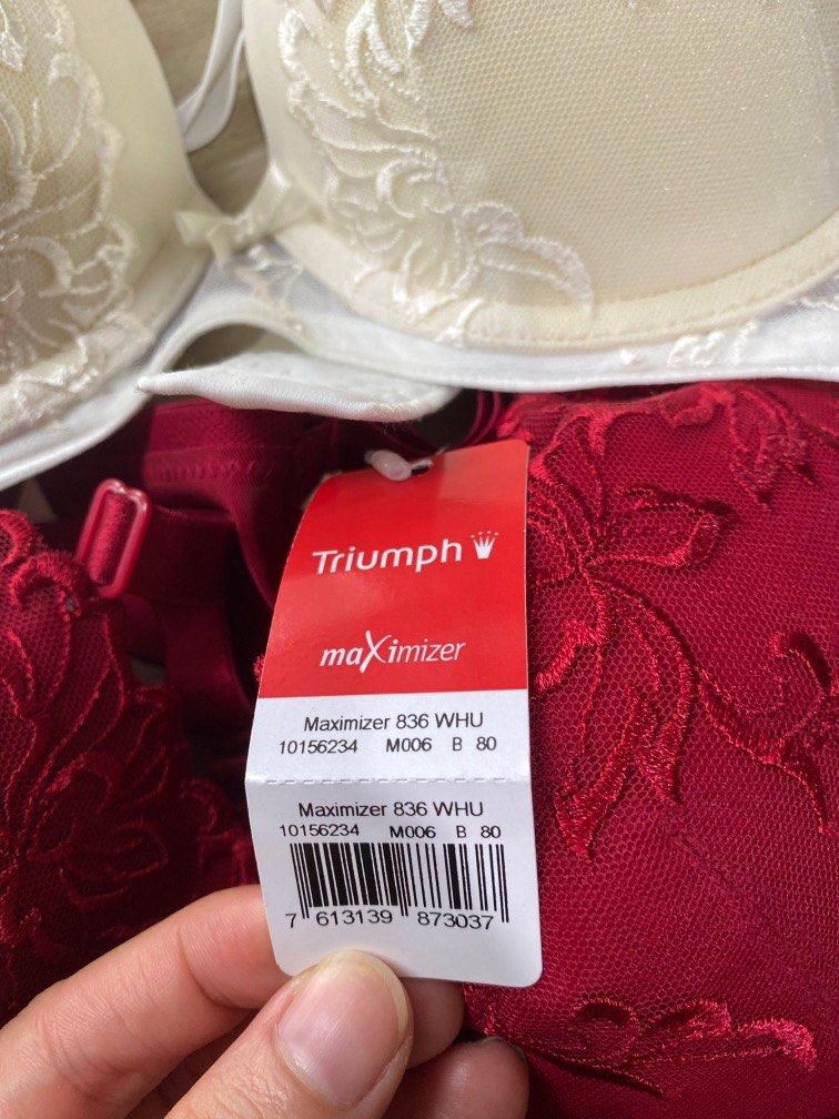 Triumph Maximizer bra B80, Women's Fashion, New Undergarments & Loungewear  on Carousell