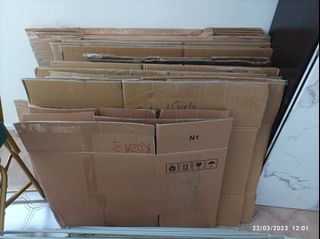 Used moving house boxes