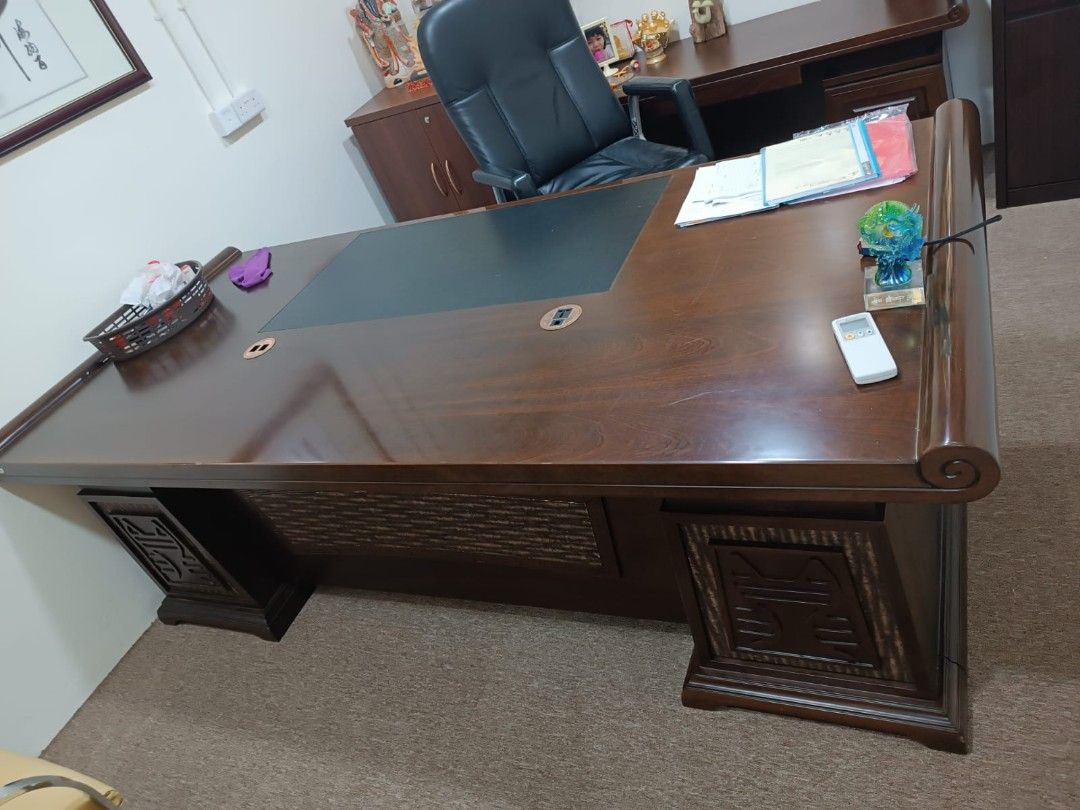 Used office table, Furniture & Home Living, Furniture, Tables & Sets on