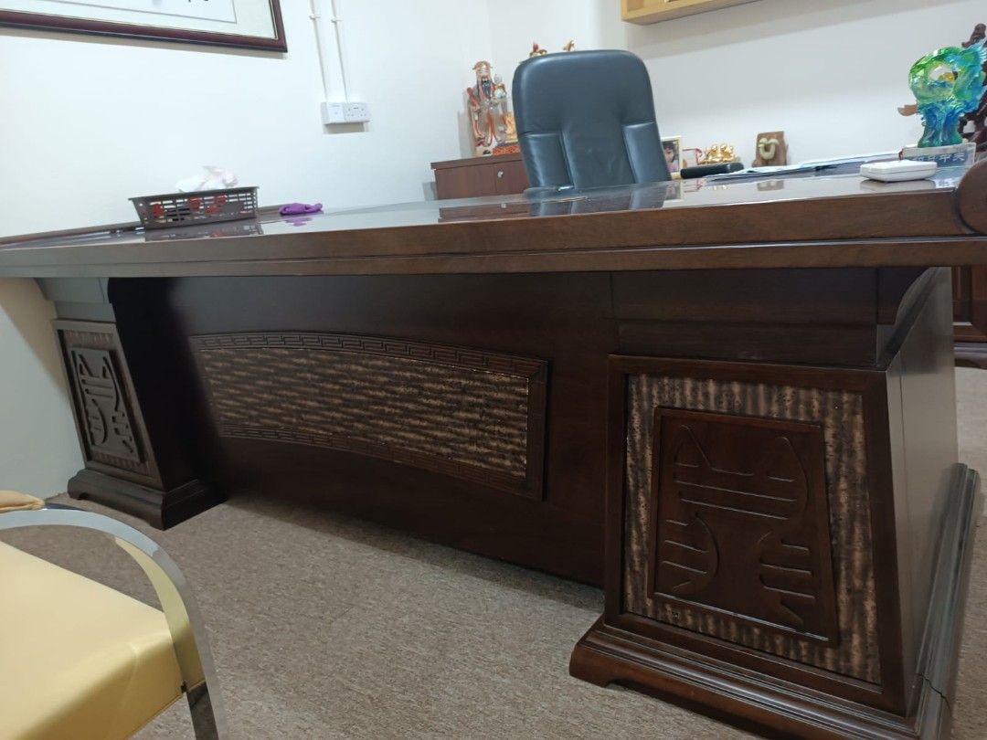 Used office table, Furniture & Home Living, Furniture, Tables & Sets on