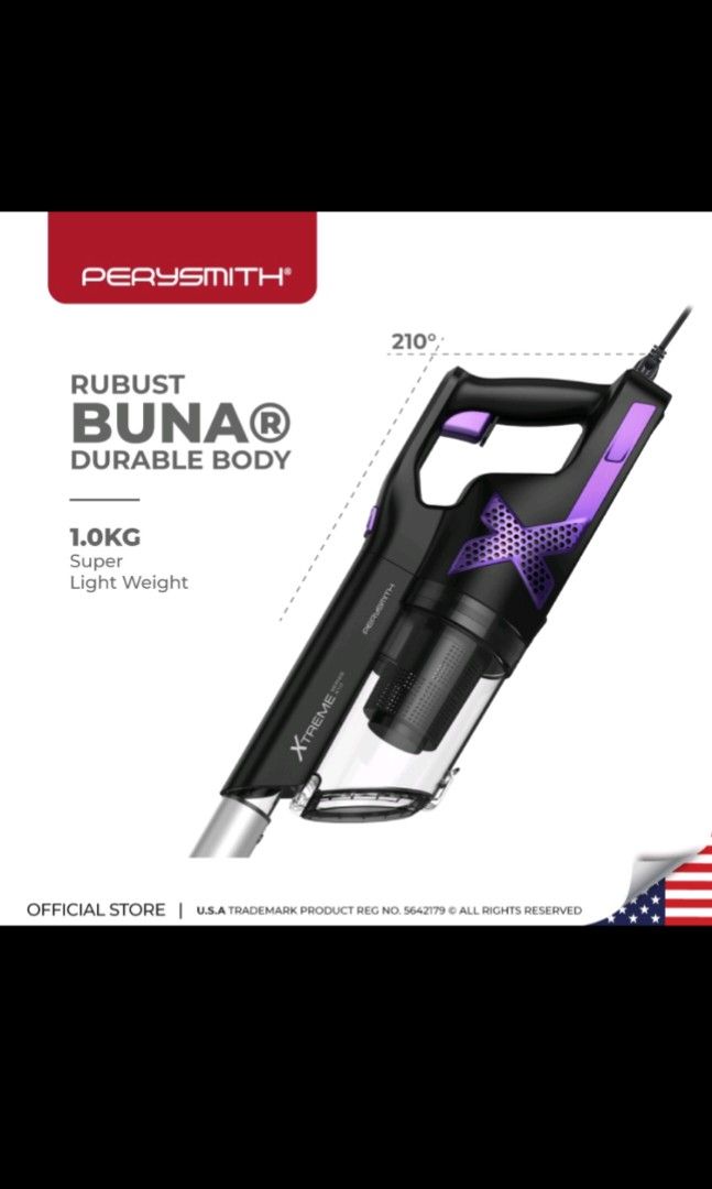 Vacuum x10 series perrysmith, TV & Home Appliances, Vacuum Cleaner