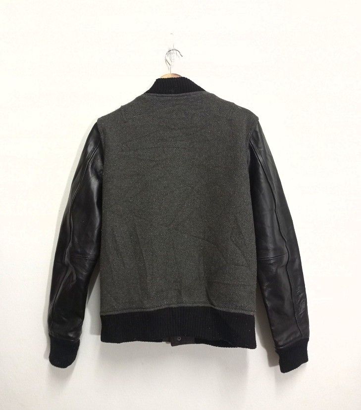 Varsity Jacket Leather sleeve, Men's Fashion, Coats, Jackets and