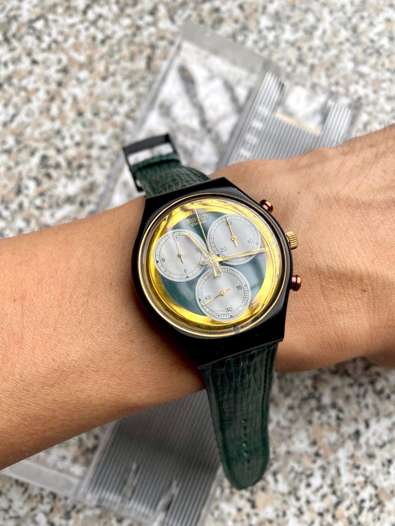Vintage Swatch Chrono Rollerball SCB107 Mint Like New Men s