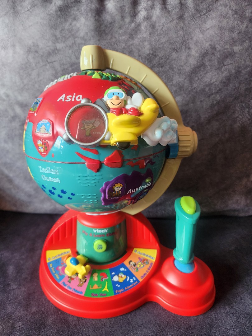 VTECH FLY AND LEARN GLOBE WITH JOYSTICK – INTERACTIVE GLOBE