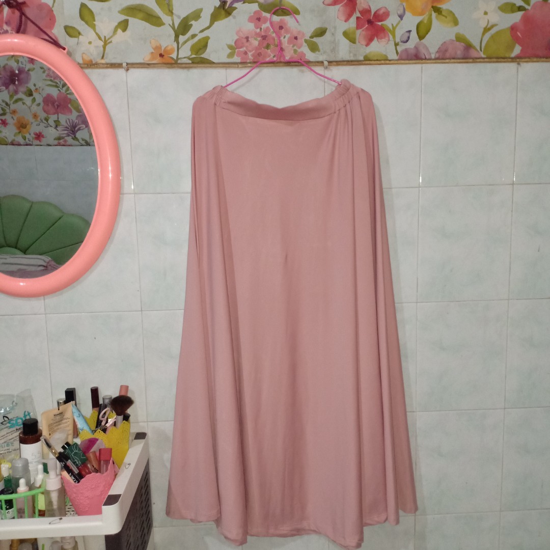 CD 25 Long Skirt Pink mix Colors Polyester