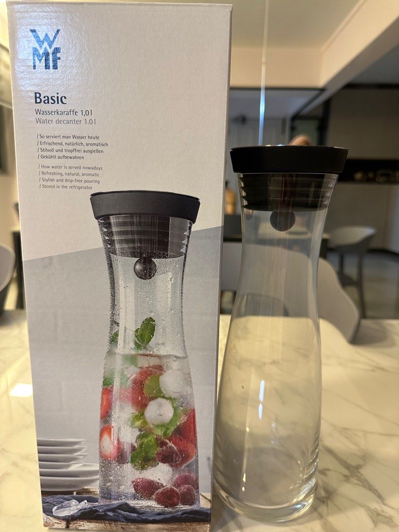 WMF Water Decanter, copper 1.0litre, Furniture & Home Living