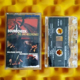 Wolfgang / DaPulis / Razorback / Greyhoundz - Soundcheck: The Live Recordings cassette tape