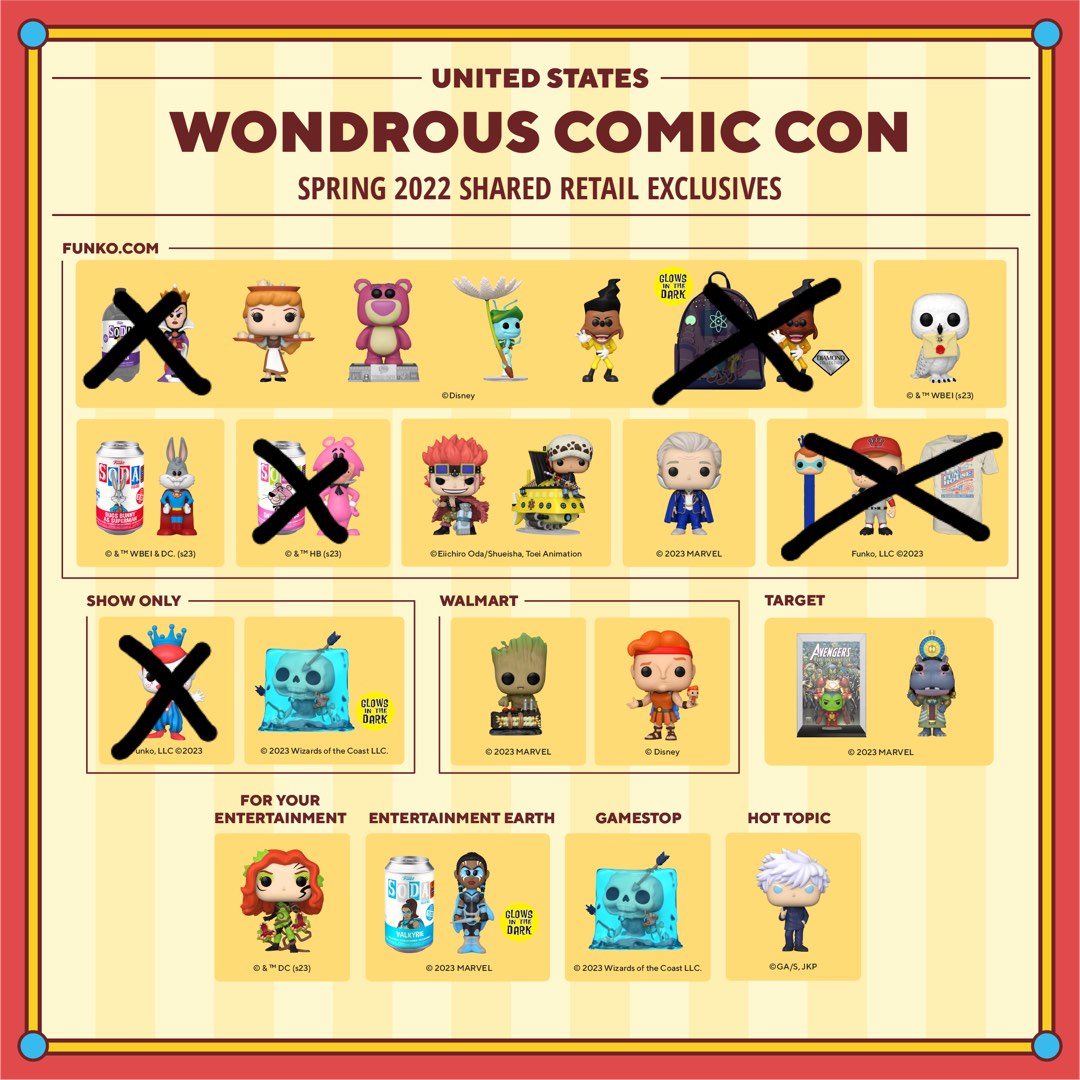 Wondrous Comic Con Spring 2023 Funko Pop Eustass Kid, Cinderella