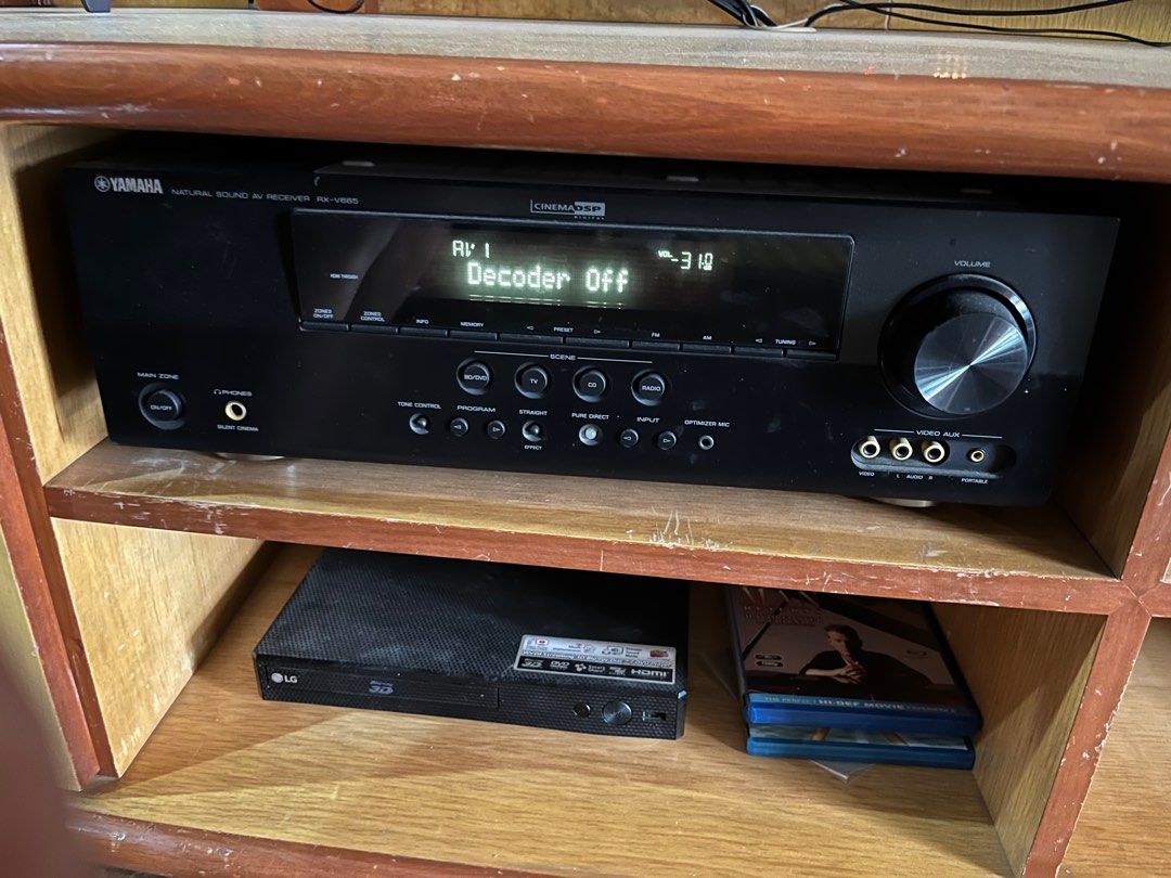 Yamaha Audio AV Receiver RX V665, Audio, Other Audio Equipment on Carousell